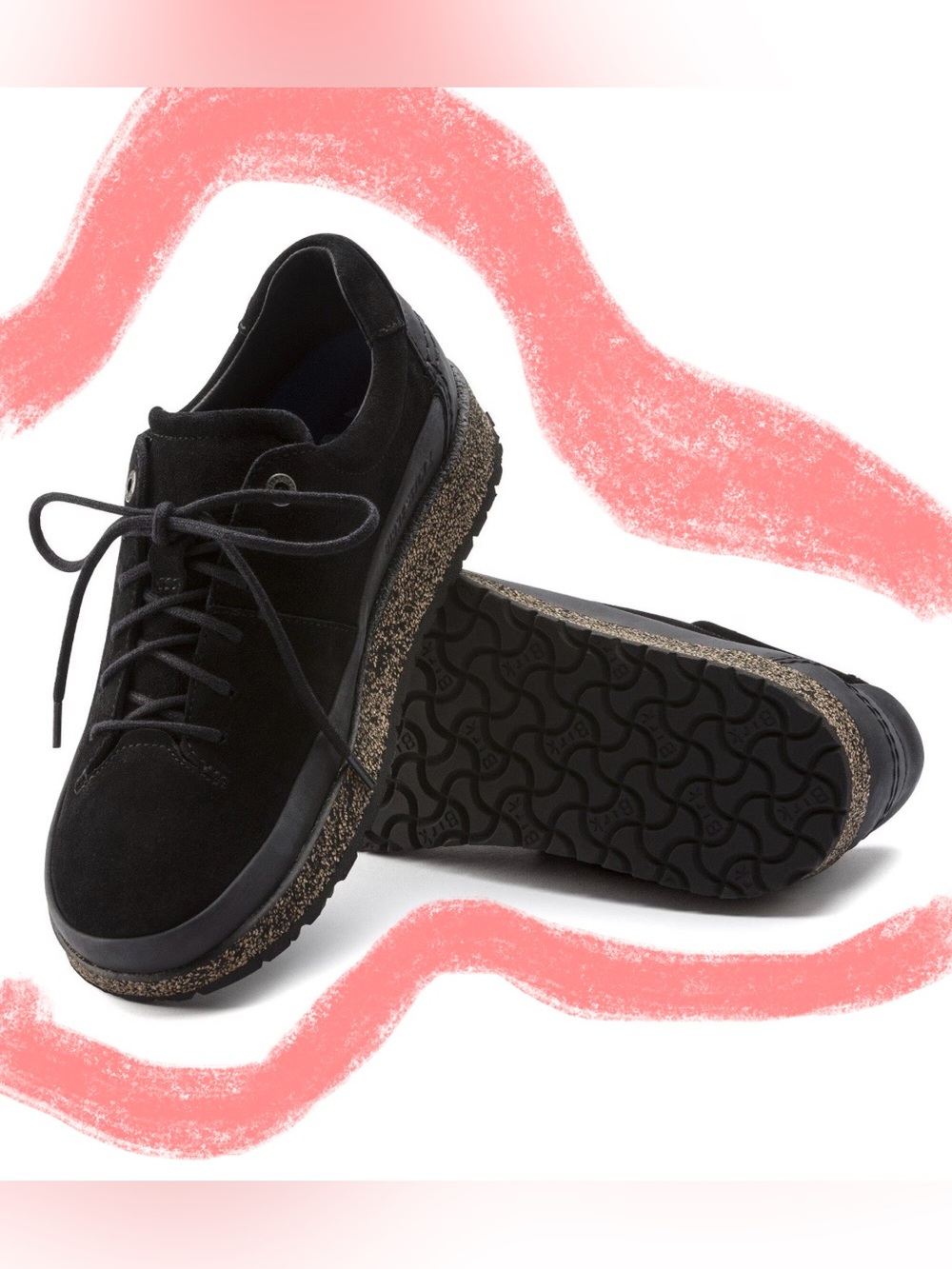 Honnef Low Suede Leather Black size 39 W-8.5-9, M-6 regular/wide New w/out tags